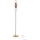 LED Lámpara de pie FLORES LED/15W/230V dorada/naranja/marrón