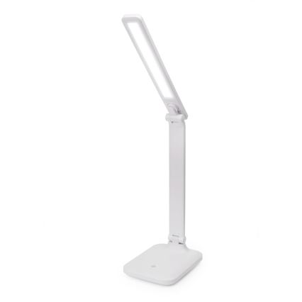 LED Lámpara de sobremesa táctil regulable con puerto USB REMUS LED/5W/230V blanca