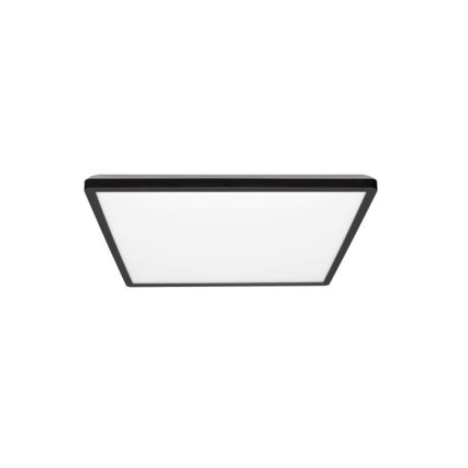 Lámpara de techo LED para baño NIVERA LED/12W/230V IP54 3000/4000/6000K 22,5x22,5 cm negra