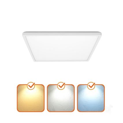 Lámpara de techo LED para baño NIVERA LED/24W/230V IP54 3000/4000/6000K 30x30 cm blanca