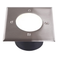 LED Lámpara empotrable de suelo MIVO LED/3W/230V 12x12 cm IP67 cromo mate
