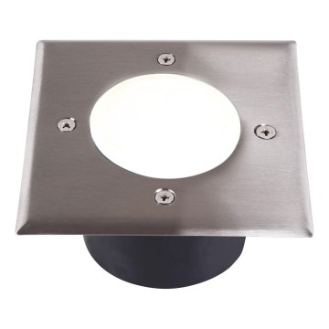 LED Lámpara empotrable de suelo MIVO LED/3W/230V 12x12 cm IP67 cromo mate
