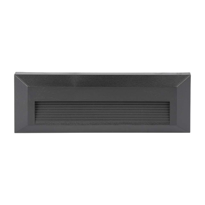 Lámpara LED para escaleras exterior LED/3W/230V IP65 4000K negra