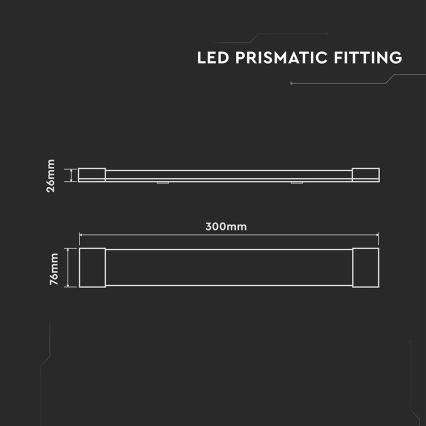 LED Lámpara fluorescente LED/10W/230V 3000K 30 cm blanco
