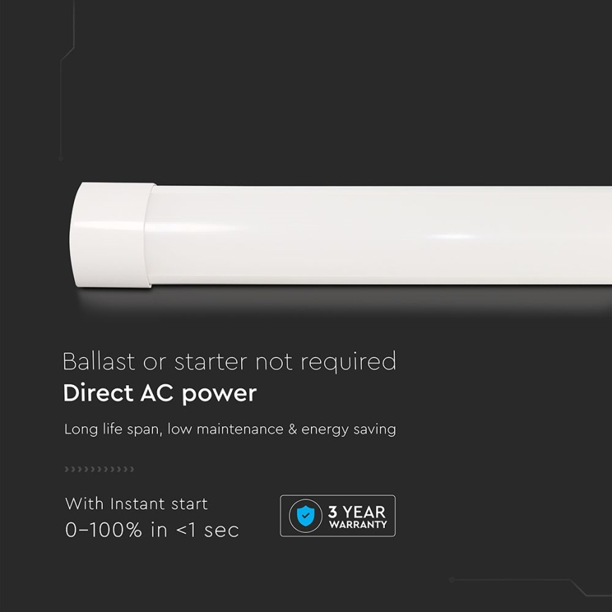 LED Lámpara fluorescente LED/10W/230V 6500K 30 cm blanco