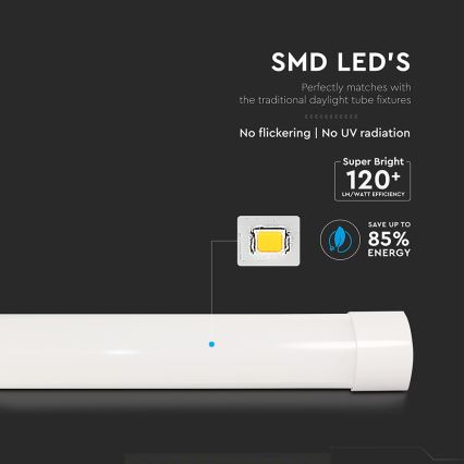 LED Lámpara fluorescente LED/10W/230V 6500K 30 cm blanco