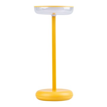 LED lámpara recargable regulable FLUXY LED/1,7W/1800 mAh IP44 amarilla
