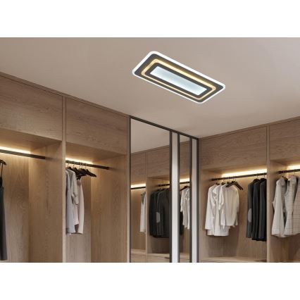 Luminaria de techo LED regulable LED/85W/230V 3000-6500K gris + mando a distancia
