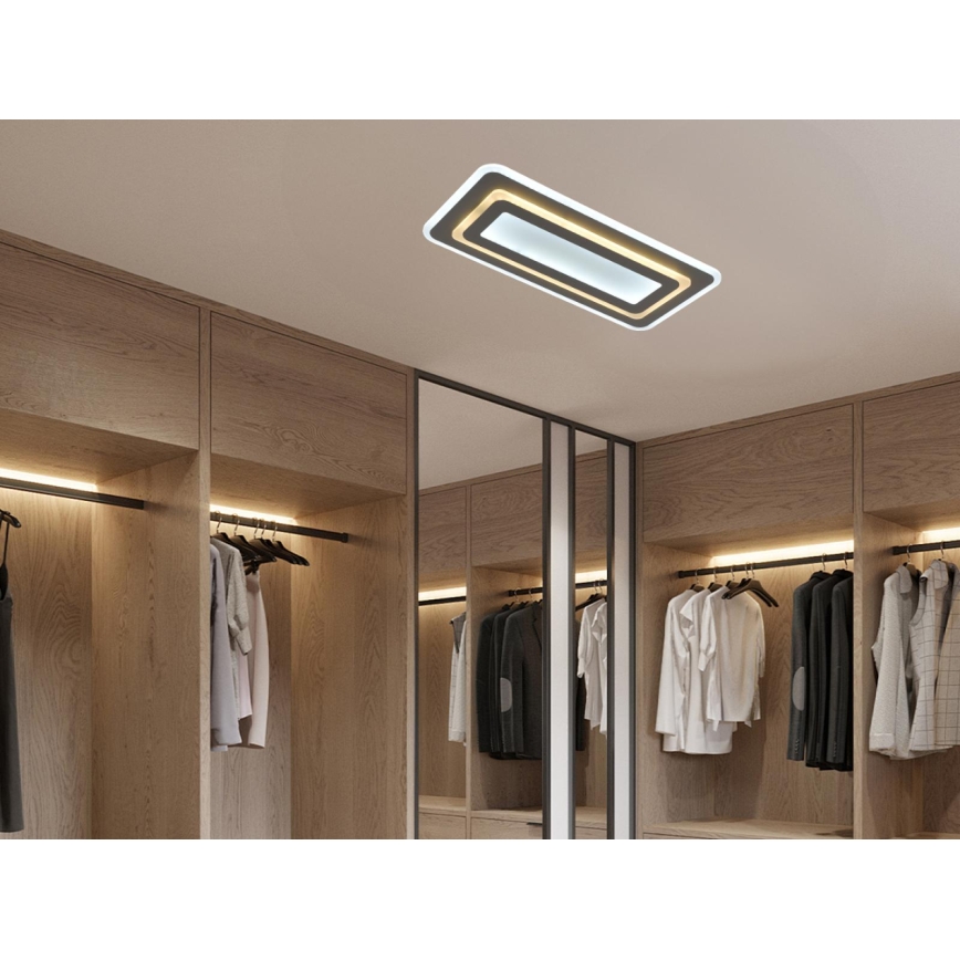 Luminaria de techo LED regulable LED/85W/230V 3000-6500K gris + mando a distancia