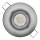 LED Luminaria empotrada EXCLUSIVE LED/5W/230V 4000 K plateada