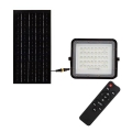LED Proyector solar de exterior LED/10W/3,2V IP65 4000K 6000 mAh negro + control remoto