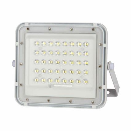Proyector solar LED regulable para exteriores LED/10W/3,2V IP65 6400K 6000 mAh blanco + mando a distancia