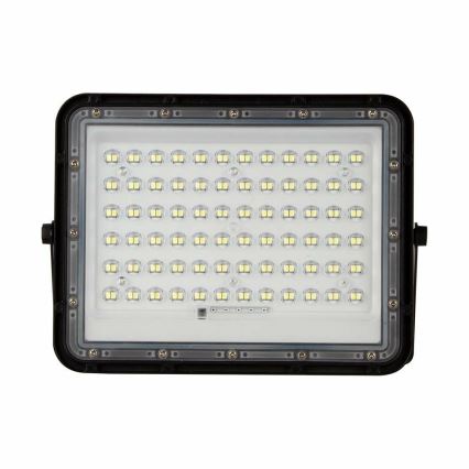 Proyector solar LED regulable para exteriores LED/15W/3,2V IP65 4000K 12000 mAh negro + mando a distancia