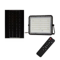 LED Proyector solar de exterior LED/15W/3,2V IP65 6400K 12000 mAh negro + control remoto