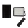 LED Proyector solar de exterior LED/15W/3,2V IP65 6400K 12000 mAh negro + control remoto