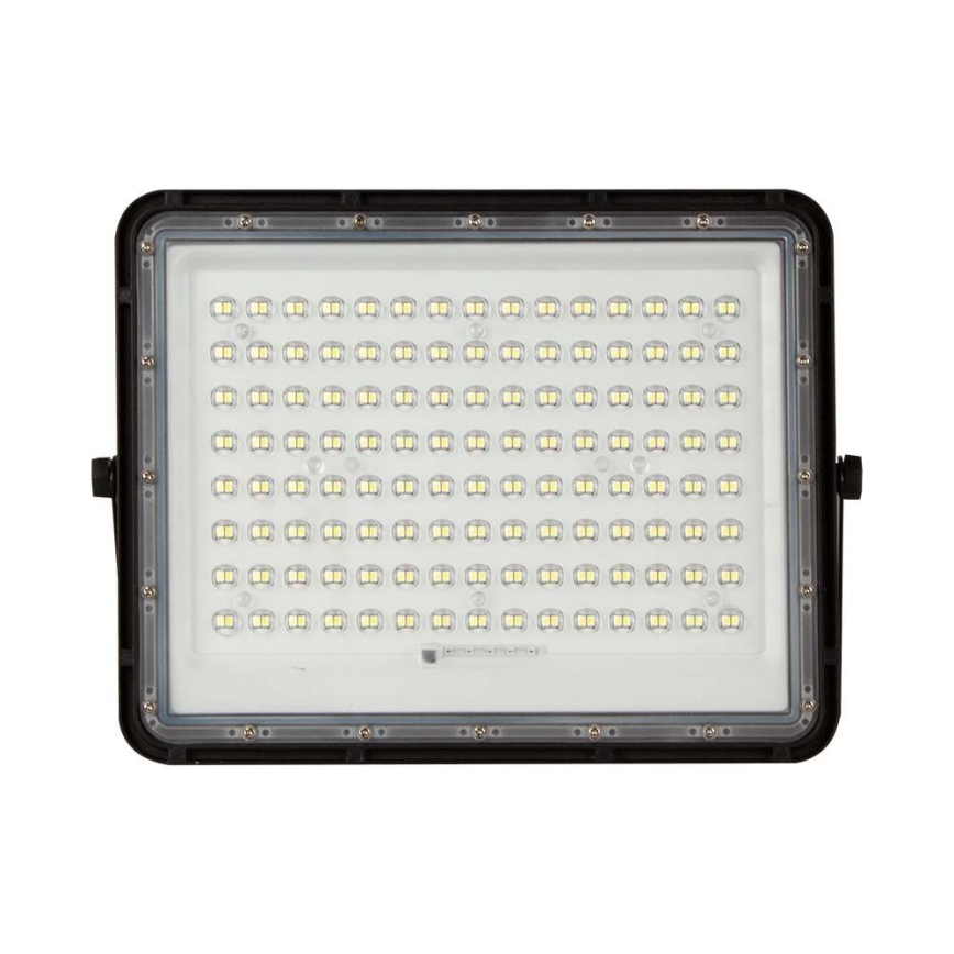 LED Proyector solar de exterior LED/20W/3,2V 6400K negro IP65 + control remoto
