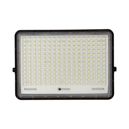 LED Proyector solar de exterior LED/30W/3,2V 4000K negro IP65 + control remoto