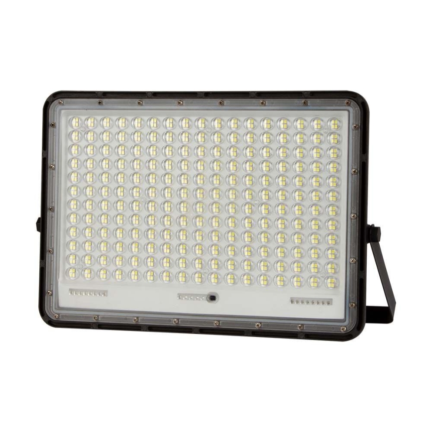 LED Proyector solar de exterior LED/30W/3,2V 4000K negro IP65 + control remoto