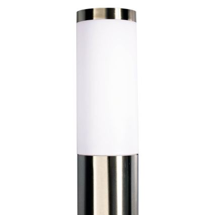 Aplique de pared LED regulable para exterior LIVIA 1xE27/6W/230V 2700-6500K Wi-Fi IP44 plateado