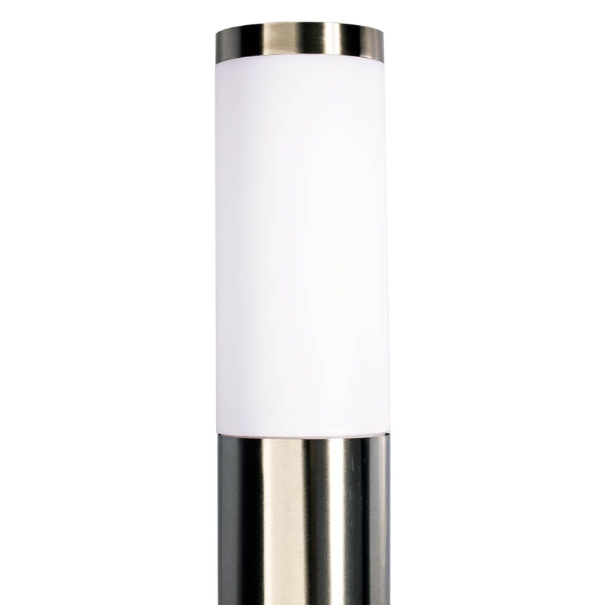 Aplique de pared LED regulable para exterior LIVIA 1xE27/6W/230V 2700-6500K Wi-Fi IP44 plateado