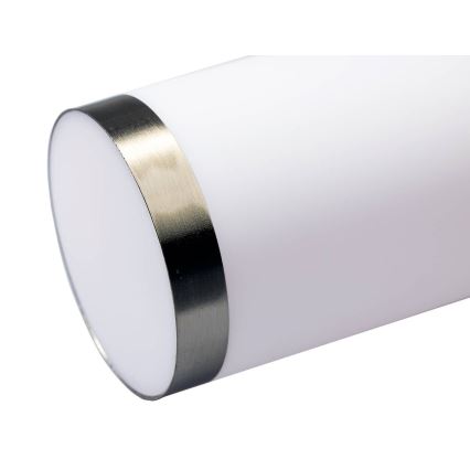 Aplique de pared LED regulable para exterior LIVIA 1xE27/6W/230V 2700-6500K Wi-Fi IP44 plateado