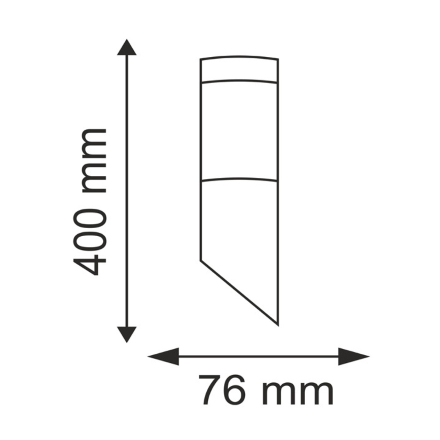 Aplique de pared LED regulable para exterior LIVIA 1xE27/6W/230V 2700-6500K Wi-Fi IP44 plateado