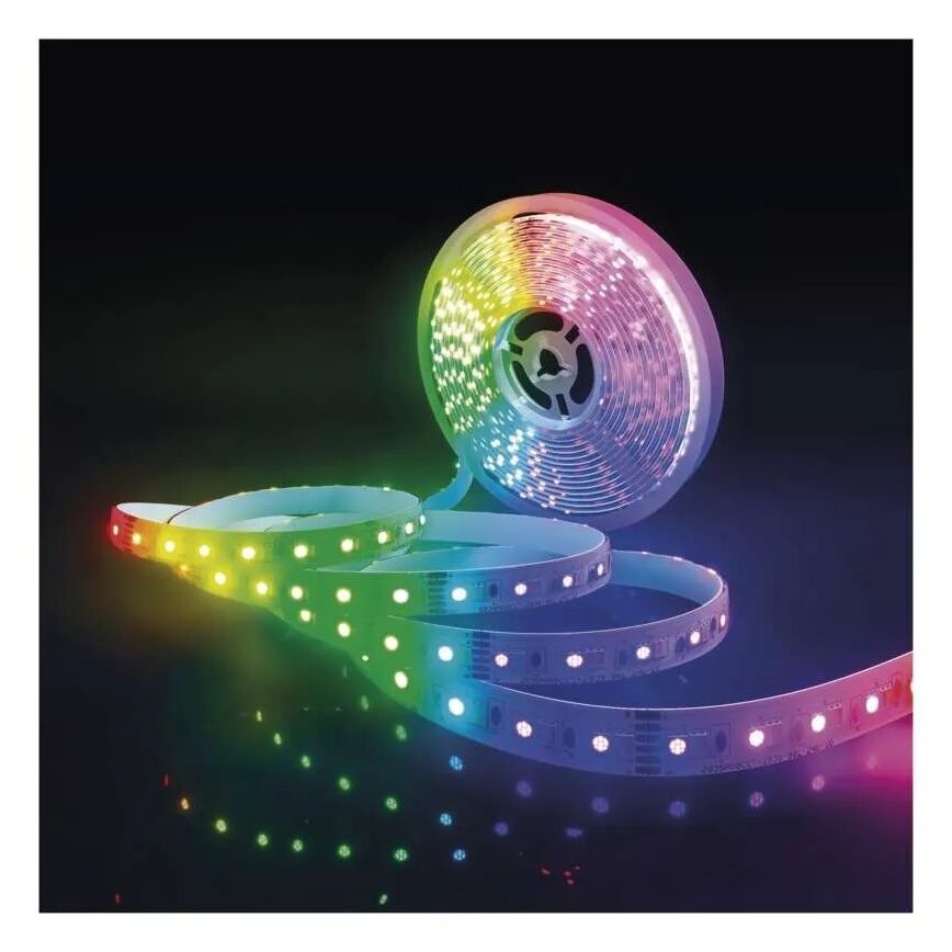 LED RGB+CCT Tira regulable GOSMART LED/21W/230V 5 m 2700-6500K IP44 Wi-Fi + control remoto