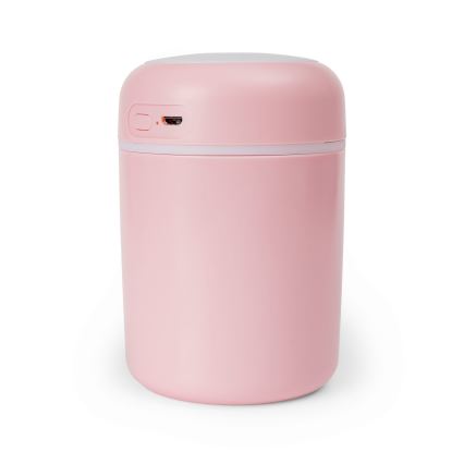 LED RGB Difusor de aroma ultrasónico y humidificador de aire LED/2W 300ml rosa