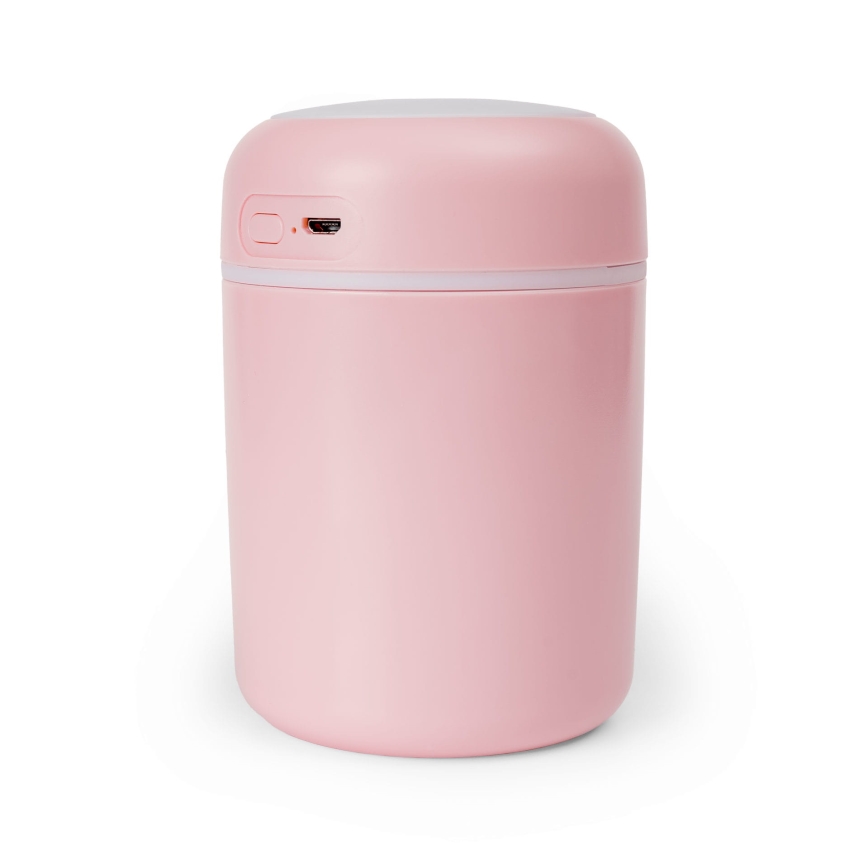 LED RGB Difusor de aroma ultrasónico y humidificador de aire LED/2W 300ml rosa
