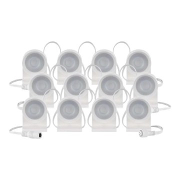 LED RGBIC+CCT Cadena decorativa con foco GoSmart 12xLED/7W/230V 255 cm Wi-Fi Tuya