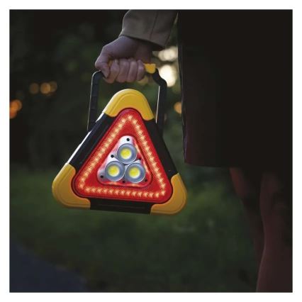 LED Triángulo de emergencia LED/5V 1800 mAh