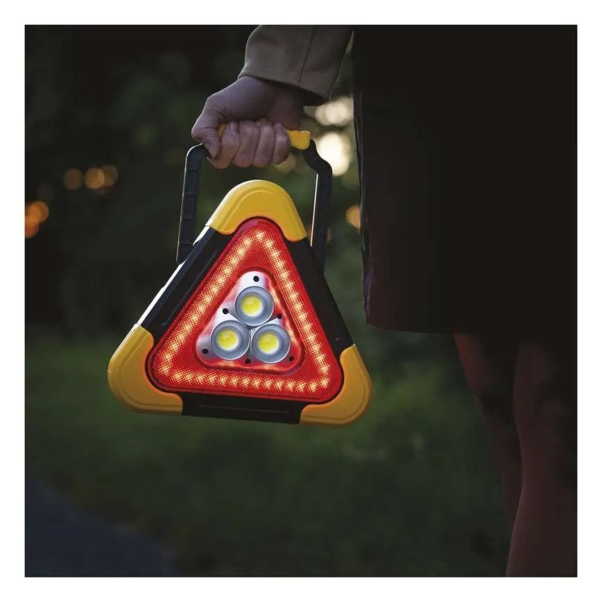 LED Triángulo de emergencia LED/5V 1800 mAh