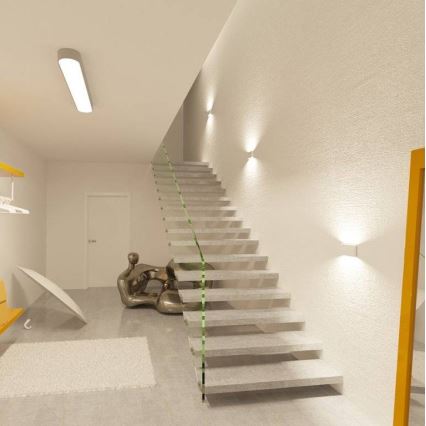 LED2 - Aplique LED de exterior FLAT 2xLED/3W/230V IP65 3000K/4000K/5700K blanco