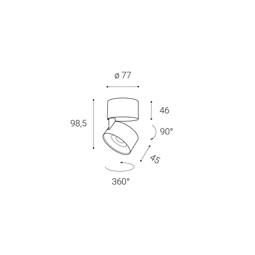 LED2 - Foco LED empotrable KLIP ON LED/11W/230V