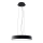 LED2 - Lámpara colgante LED con cable MONO SLIM, 30W/230V, 3000K/4000K, diámetro 40 cm, negra
