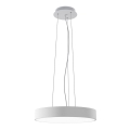 LED2 - Lámpara colgante LED en cable MONO SLIM LED/30W/230V 3000K/4000K Ø 40 cm blanca