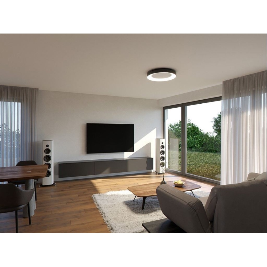 LED2 - Lámpara de techo LED BELLA LED/40W/230V 3000/4000K negro