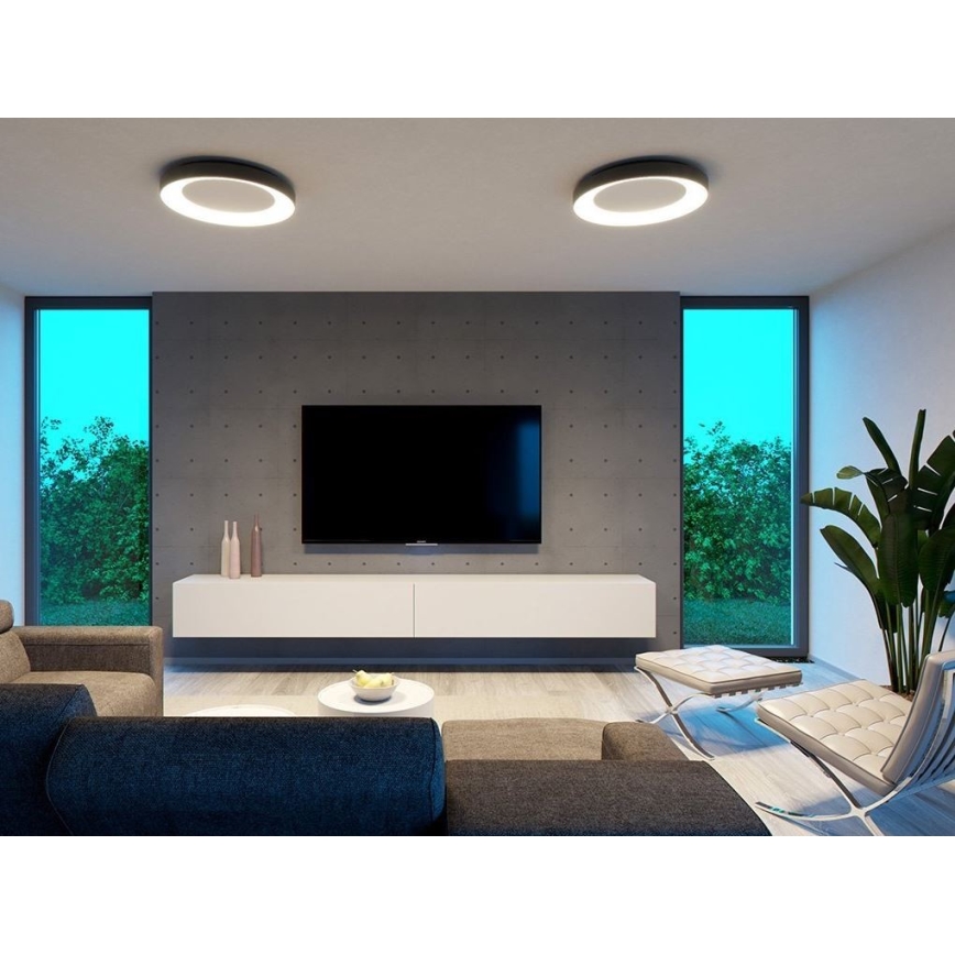 LED2 - Lámpara de techo LED BELLA LED/40W/230V 3000/4000K negro