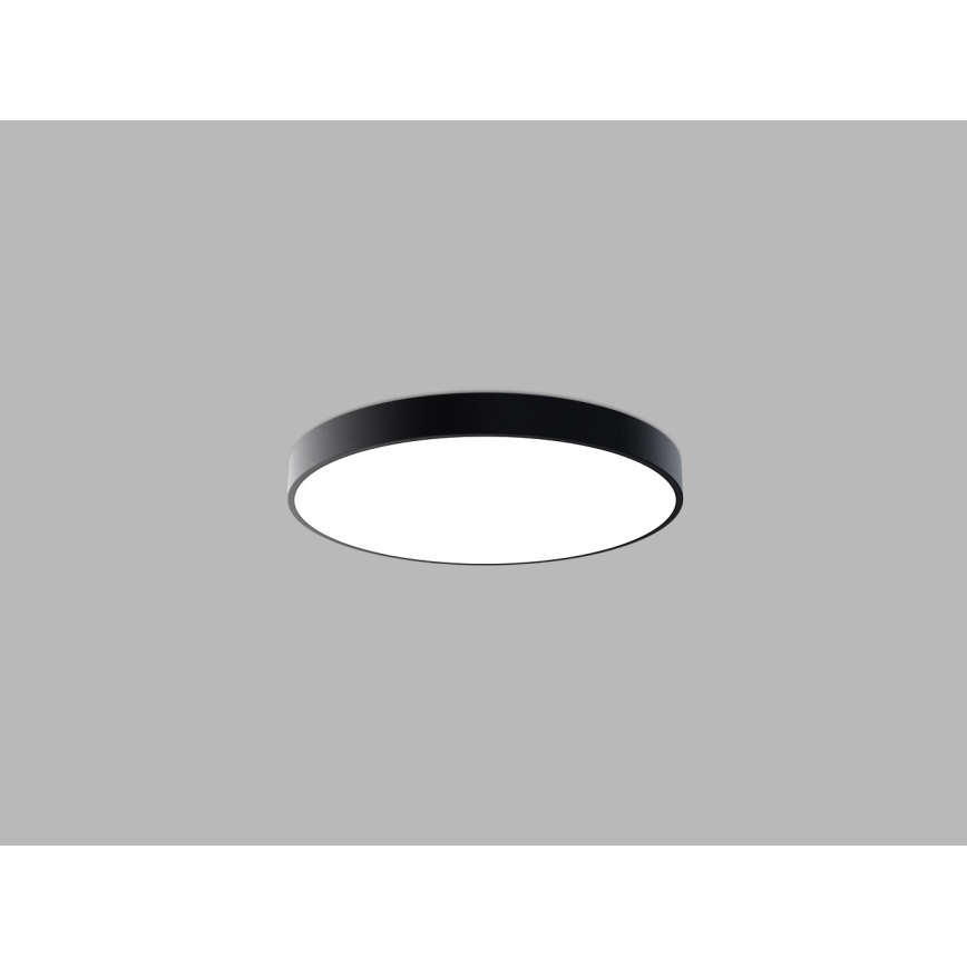 LED2 - Lámpara de techo LED MONO SLIM LED/60W/230V 3000K/4000K Ø 60 cm negra