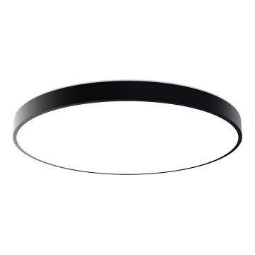 LED2 - Lámpara de techo LED MONO SLIM LED/80W/230V 3000K/4000K Ø 80 cm negra