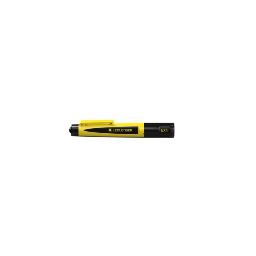 Ledlenser EX4 - Linterna LED 2x AAA, IP66, 50 lm, amarilla