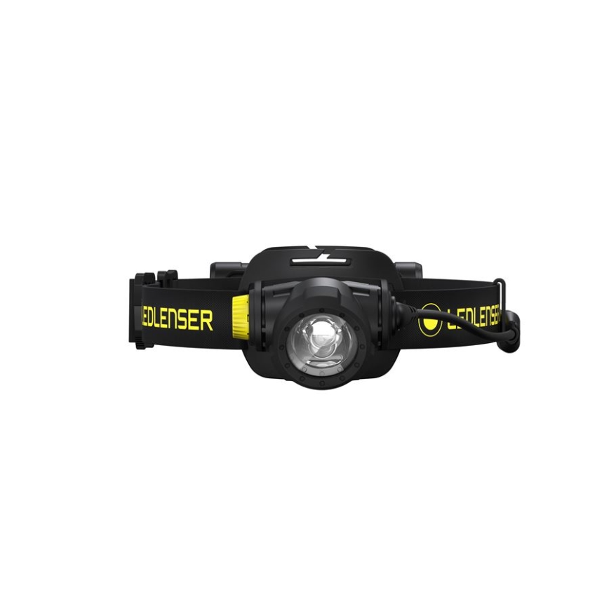 Ledlenser H7R WORK - linterna frontal recargable LED regulable, 4800 mAh, IP67, 1000 lm, 60 h, negra
