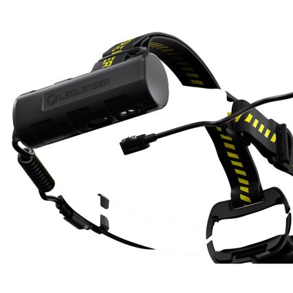 Ledlenser H7R WORK - linterna frontal recargable LED regulable, 4800 mAh, IP67, 1000 lm, 60 h, negra