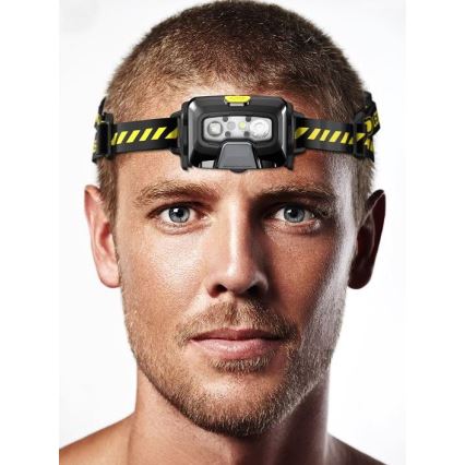 Ledlenser HF6R Work - Linterna frontal LED recargable y regulable, 2000 mAh, IP68, 800 lm, 60 h, negra
