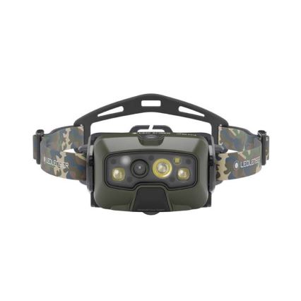 Ledlenser HF8R Core RGB - LED linterna frontal recargable regulable LED/3700 mAh IP68 1600 lm 90h verde