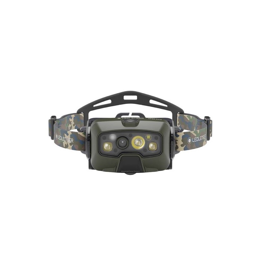 Ledlenser HF8R Core RGB - LED linterna frontal recargable regulable LED/3700 mAh IP68 1600 lm 90h verde
