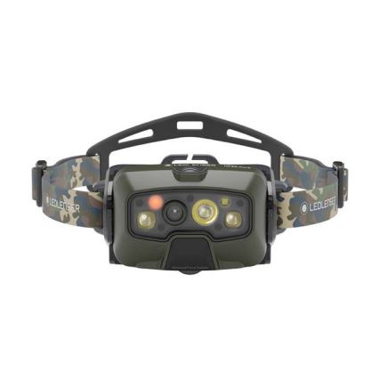 Ledlenser HF8R Core RGB - LED linterna frontal recargable regulable LED/3700 mAh IP68 1600 lm 90h verde