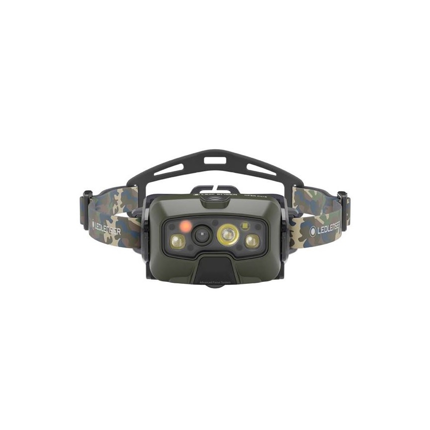 Ledlenser HF8R Core RGB - LED linterna frontal recargable regulable LED/3700 mAh IP68 1600 lm 90h verde