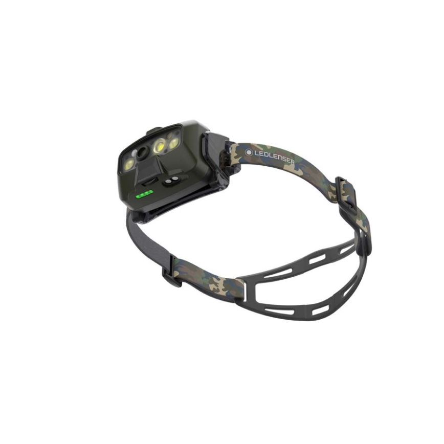 Ledlenser HF8R Core RGB - LED linterna frontal recargable regulable LED/3700 mAh IP68 1600 lm 90h verde
