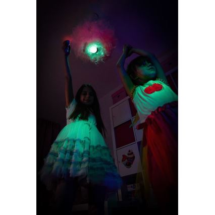 Ledlenser KIDCAMP6 DINO - Lámpara portátil LED regulable, 3x AAA, IP44, verde